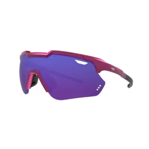 Óculos HB Shield COMP 2.0 Matte Metallic Pink Blue Chrome