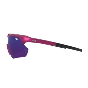 Óculos HB Shield COMP 2.0 Matte Metallic Pink Blue Chrome