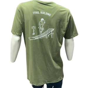 Camiseta Masculina Casual Nomad Trail Building Verde Tam GG