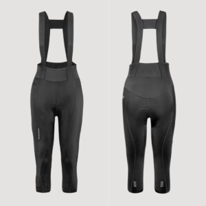 Bretelle 3/4 Ciclismo Feminino Free Force Training Gel Preto Tam G