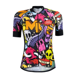 Camisa Ciclismo Feminino Márcio May Sport Cartoon Tam M