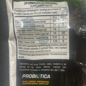 Carb Up Gum LIMÃO Sache 72g (18 Gomas) PROBIOTICA