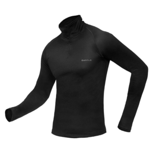 Blusa Masculina Thermo Skin Manga Longa Zíper Curtlo Preto Tam P