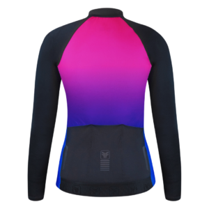 Camisa Ciclismo Fem Free Force Start Peluciada Pink Purple Tam M