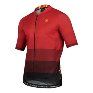 Camisa Ciclismo Masculino Free Force Sport Vulcanic Vermelha Tam G