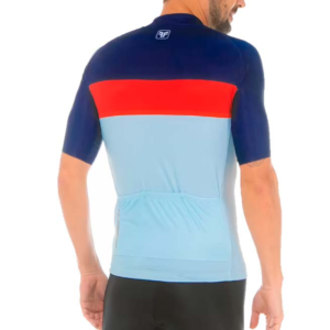 Camisa Ciclismo Masculino Free Force Training ACT Azul/ Verm Tam P