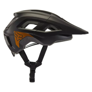 Capacete Infantil Bike FOX Mainframe MIPS Preto Dourado Y