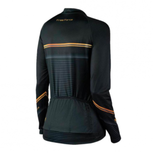 Camisa Ciclismo Feminino Free Force Sport ML Supreme Preto Tam P