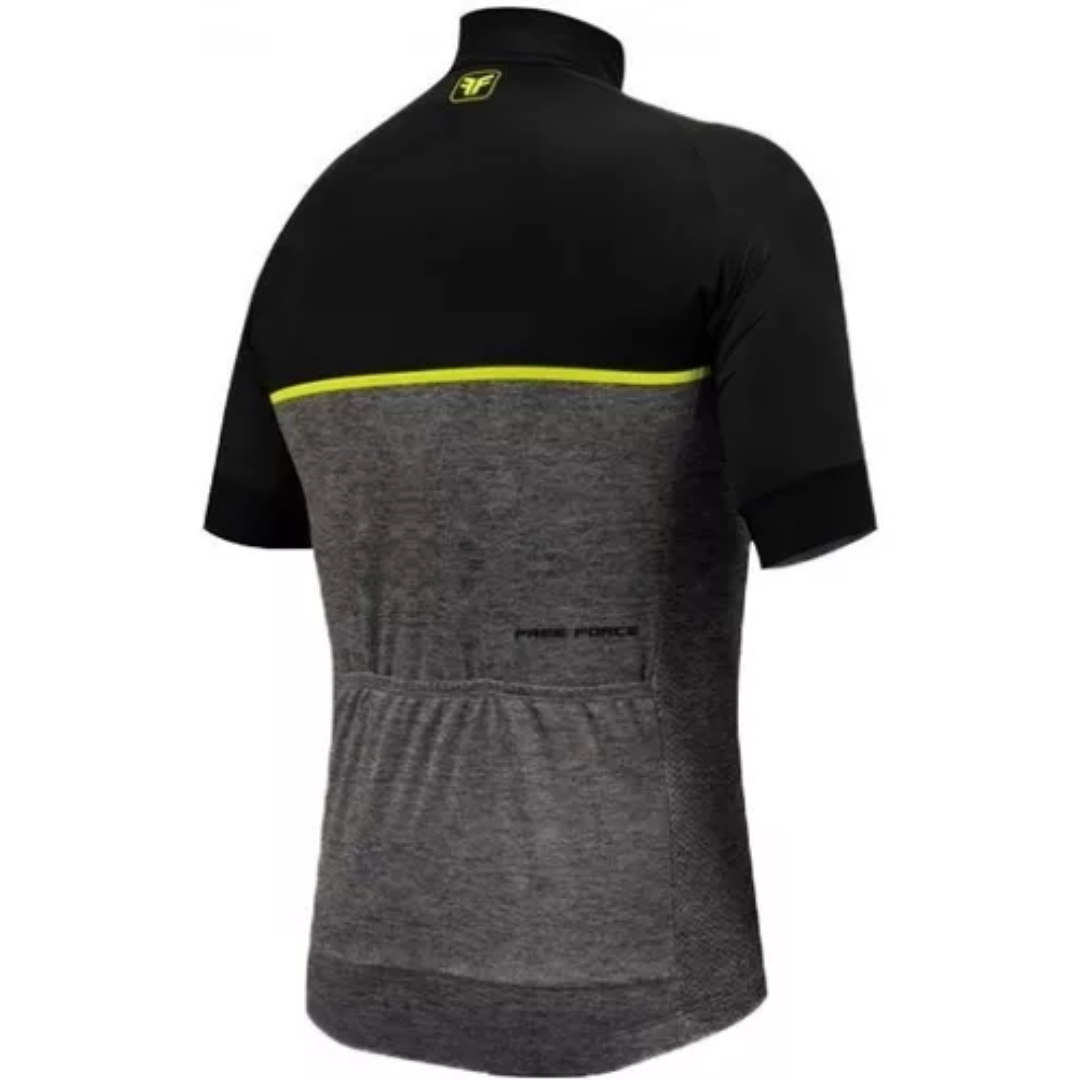 Camisa Ciclismo Masculino Free Force First Mescla/ Preto Tam M - Image 2