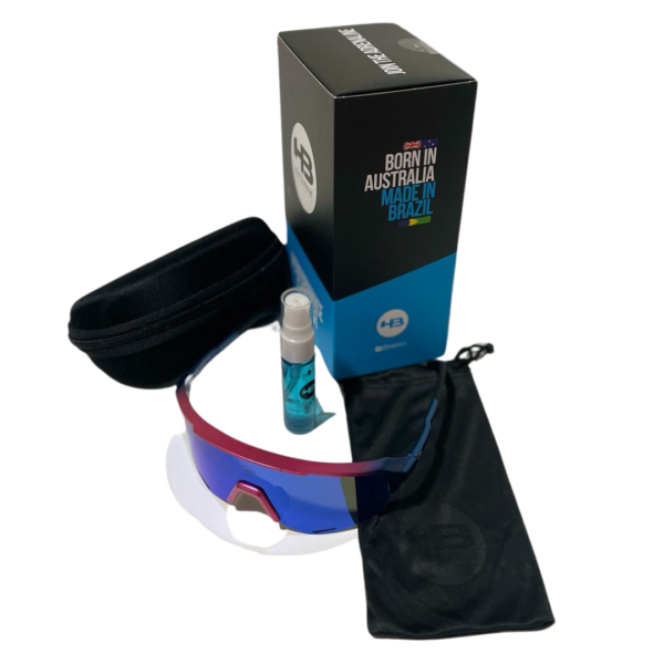 Óculos HB Edge R Blue Gradient Pink / Blue Chrome - Image 4