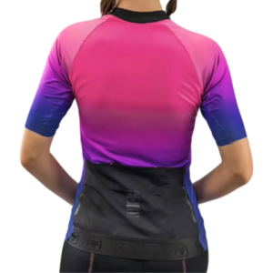 Camisa Ciclismo Fem Free Force Start All Fit Gradient Pink Tam 3P