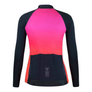 Camisa Ciclismo Fem Free Force Start Peluciada Pink Orange Tam M