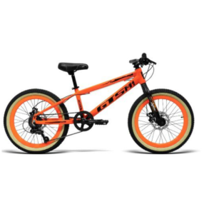 Bic GTSM1 MTB20 7V Cambio Shimano Freio Disco  Laranja Neon