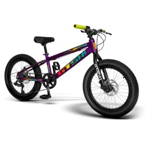 Bic GTSM1 MTB20 7V Cambio Shimano Freio Disco Roxo Fosco