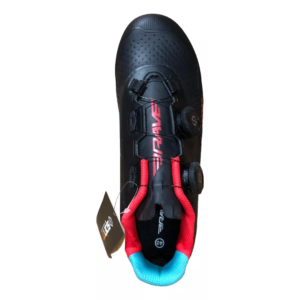 Sapatilha Ciclismo BRAVE MTB Spion MF529 Preto Vermelho Azul Tam 43