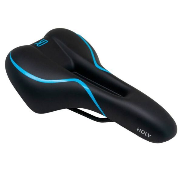 Selim Bicicleta Holy Vazado Selle Royal Preto / Azul