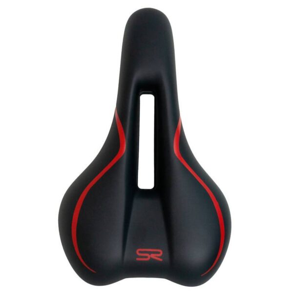 Selim Bicicleta Holy Vazado Selle Royal Preto / Vermelho - Image 2
