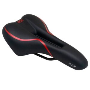 Selim Bicicleta Holy Vazado Selle Royal Preto / Vermelho
