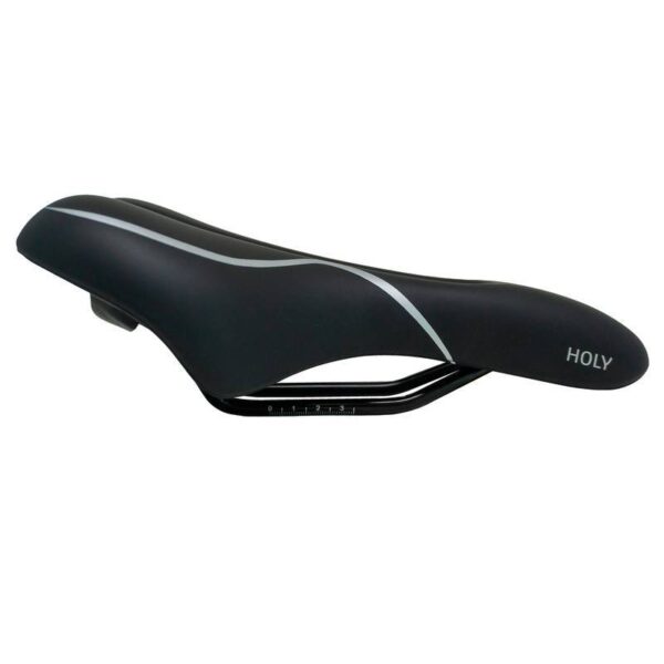 Selim Bicicleta Holy Vazado Selle Royal Preto / Prata - Image 3