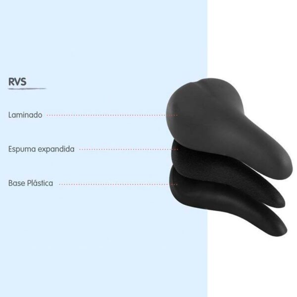 Selim Bicicleta Holly Vazado Selle Royal Preto Sem Blister - Image 5