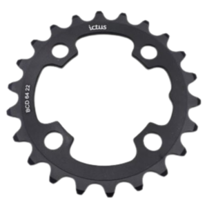 Coroa Ictus Indexada BCD 64 22 T Preta