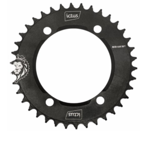 Coroa Ictus Single Aero BCD 110 GRX 38 T (4 furo Assimetric)