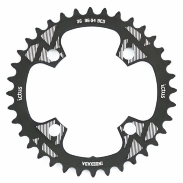 Coroa Ictus Indexada BCD 94/96 36 T Preta