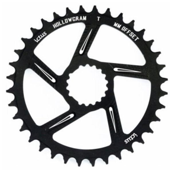 Coroa Ictus Hollowgram Offset 0mm 32 T Preta