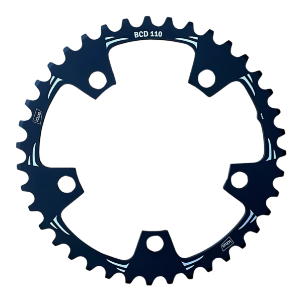 Coroa Ictus Indexada SPEED BCD 110 34 Preta 5 Furos