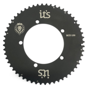 Coroa Ictus AERO Indexada 55 dentes 5 furos BCD 130 Preto