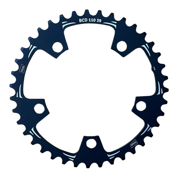 Coroa Ictus Indexada SPEED BCD 110 39 Preta 5 Furos