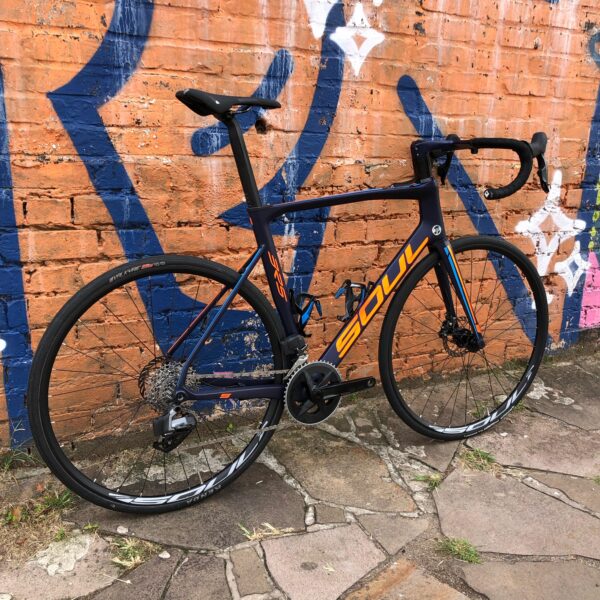 Bicicleta Soul 3R5 Team Rival AXS tam 58 usada/repasse Road - Image 3