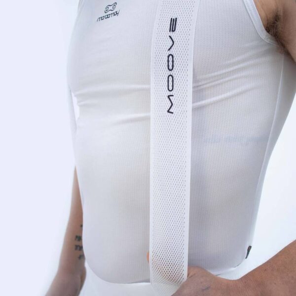 Bretelle Ciclismo Masculino Marcio May Moove Branco / Preto - Image 5
