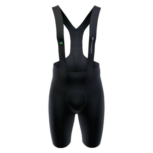 Bretelle Ciclismo Masculino Marcio May Moove Preto / Preto - Image 4