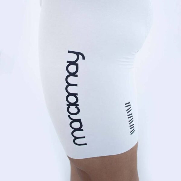 Bretelle Ciclismo Masculino Marcio May Moove Branco / Preto - Image 2