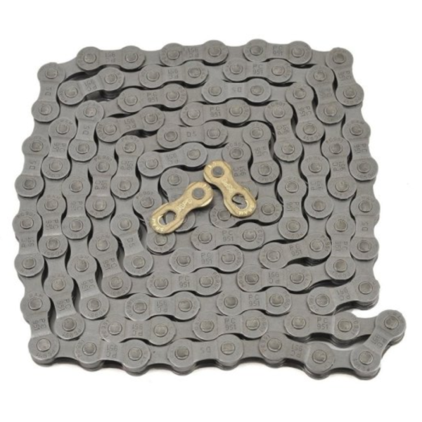 Corrente Sram PC 951 A1 114 Links 9v Link Dourado - Image 2