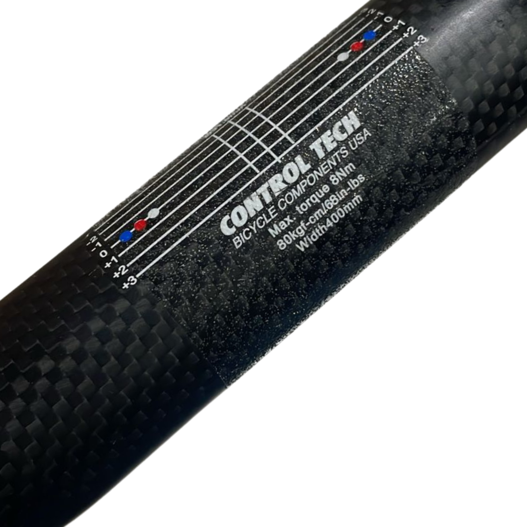 Gudão Aero Controltech Bull Horn Carbon 31,8x400mm Blk - Imagem 5