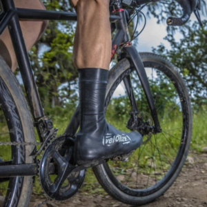 Capa Sapatilha Velotoze Latex MTB Cano Alto PRETO