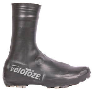 Capa Sapatilha Velotoze Latex MTB Cano Alto PRETO