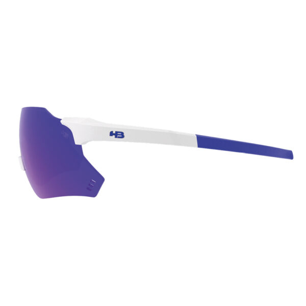 Óculos HB Quad X 2.0 Pearled White Blue Chrome - Image 2