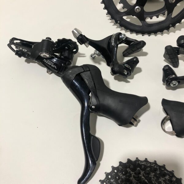 Kit Shimano SORA 3500 2x9 Completo Usado - Image 3