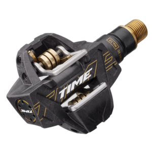 Pedal Clip MTB Time XC 12 Corpo Carbono Eixo Titânio Gold B1