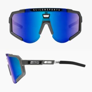 Óculos SCICON Aeroscope Cinza Lente Azul + Lente Transparente