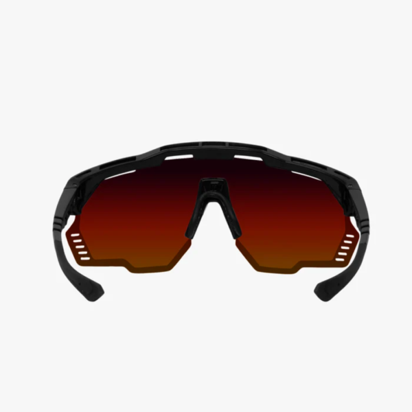 Óculos SCICON Aeroshade Kunken Preto Lente Vermelho + Lente Transparente - Image 3