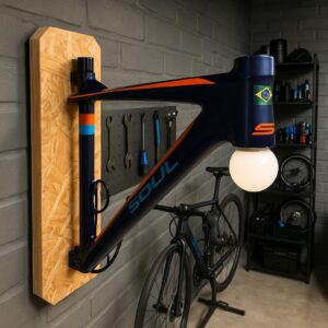 Luminária Decorativa de Quadro de Bicicleta Reciclado 929 L