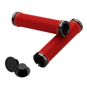 Manopla SRAM Locking Grip Vermelho Abraçadeira Dupla