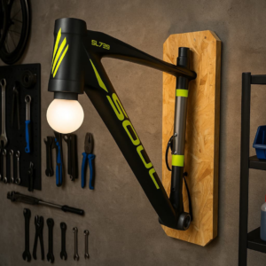Luminária Decorativa de Quadro de Bicicleta Reciclado 729 S