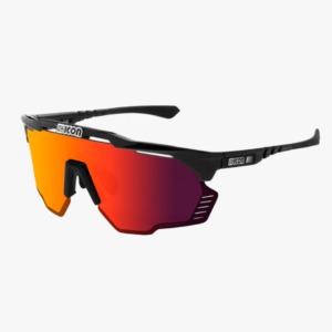 Óculos SCICON Aeroshade Kunken Preto Lente Vermelho + Lente Transparente
