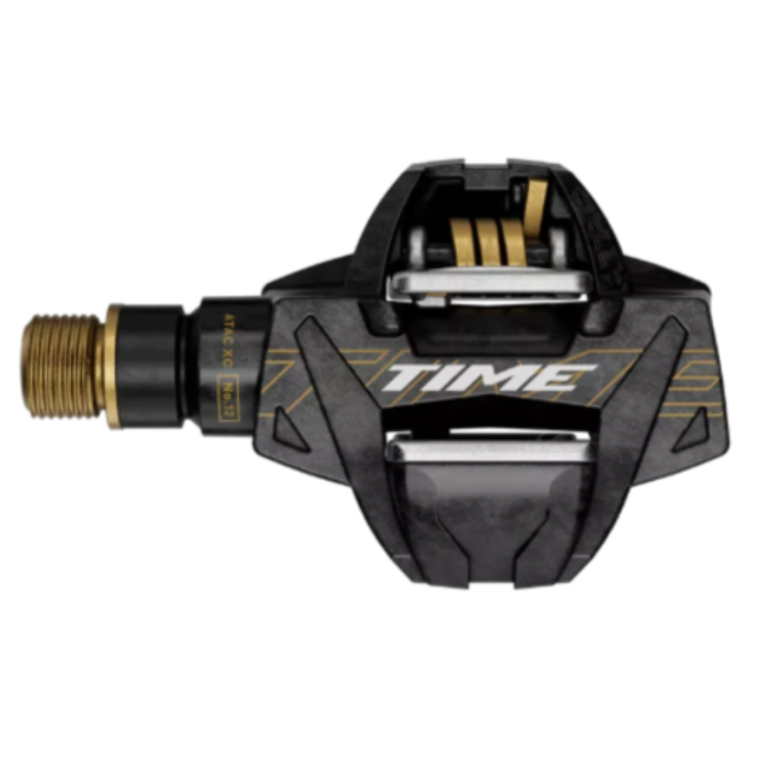 Pedal Clip MTB Time XC 12 Corpo Carbono Eixo Titânio Gold B1 - Imagem 2