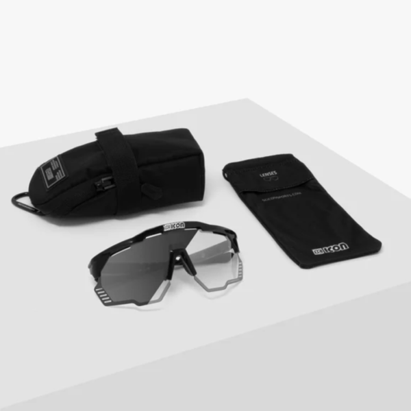 Óculos SCICON Aeroshade Kunken Branco Lente Photochromic Silver - Image 4
